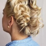 Dutch Braid Updo