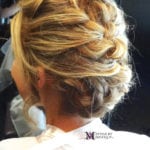 Bridal Hair French Braid Updo