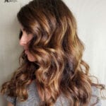 balayage caramel honey tones