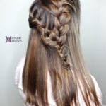 Two French Braid Hairstyle