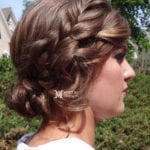 Romantic Wedding Hair Style Braid Updo