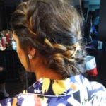 Bridesmaid Braided Updo Hairstyle