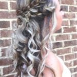 Half up Braid Style with Curls
