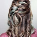 Half up French Braid Hairstyle