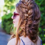 Long Hair Fishtail Braid