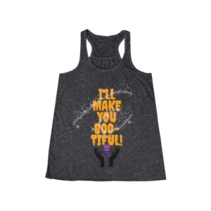 Halloween Racerback Wash GrayTank