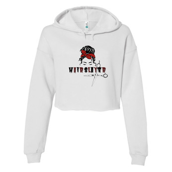 Women's Crop Hoodie Hair Slayer