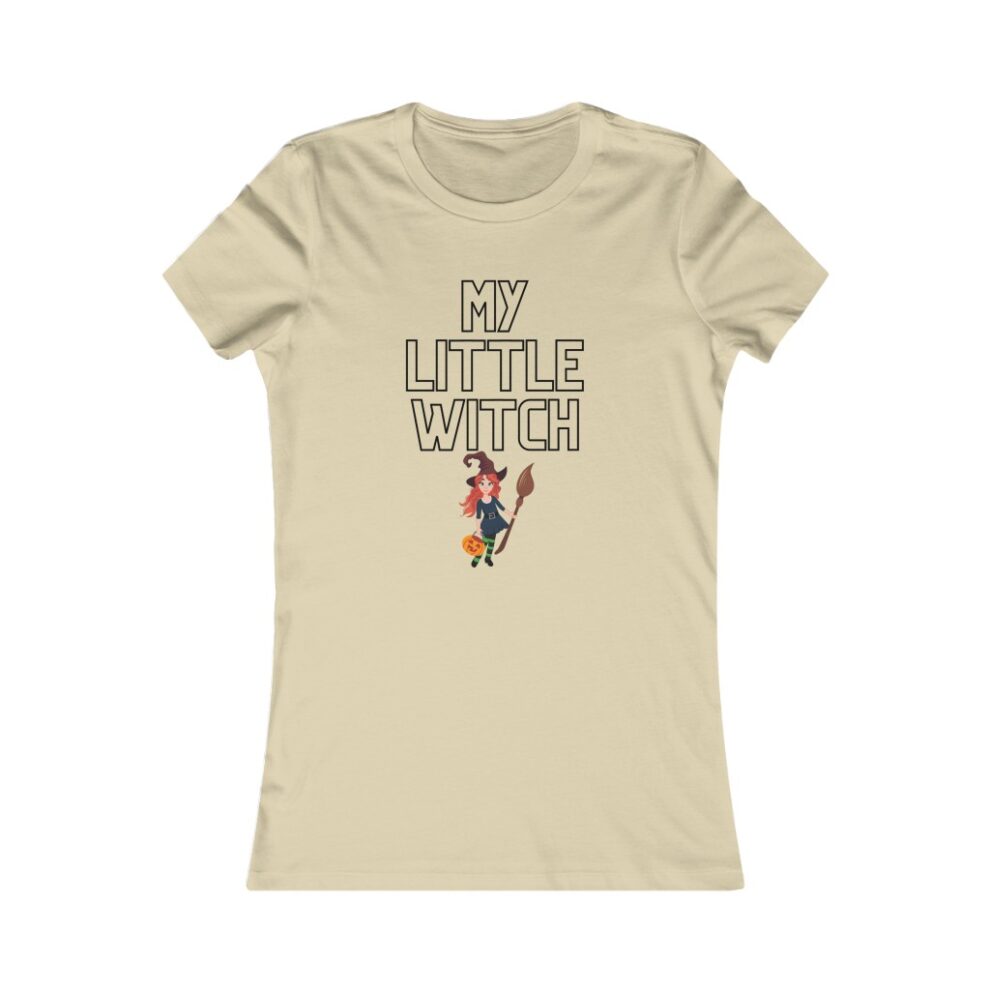 A women 's t-shirt with an image of a person holding something.