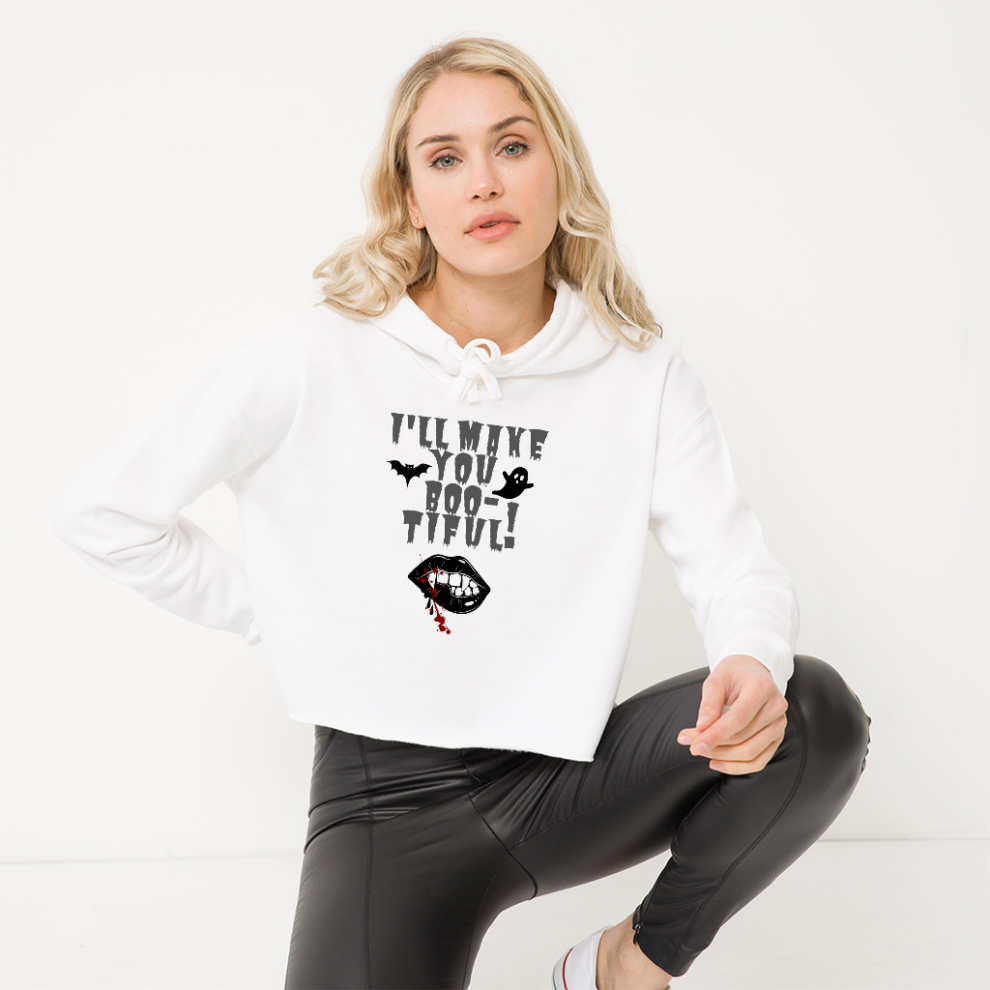 Halloween White Hoodie