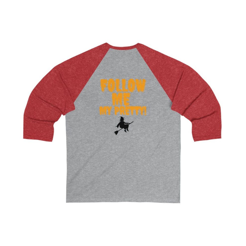 Halloween Baseball Tee Red & Gray