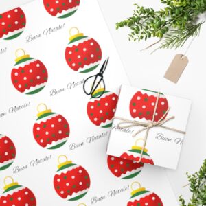 Buon Natale Christmas Wrapping Paper