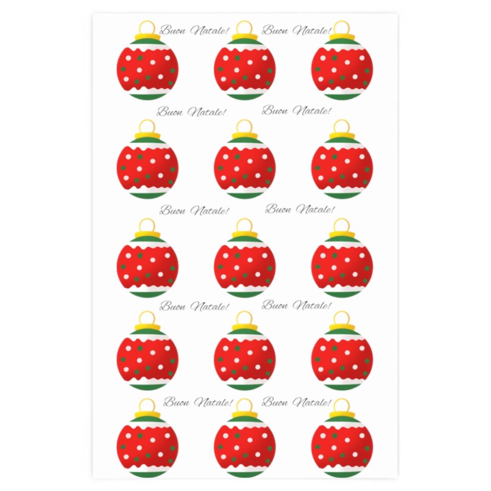 Buon Natale Christmas Wrapping Paper