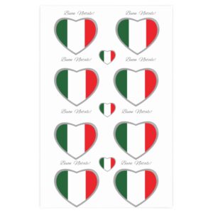Italian Heart Wrapping Paper
