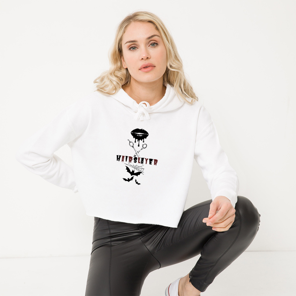 Hair Slayer Women's Crop Hoodie