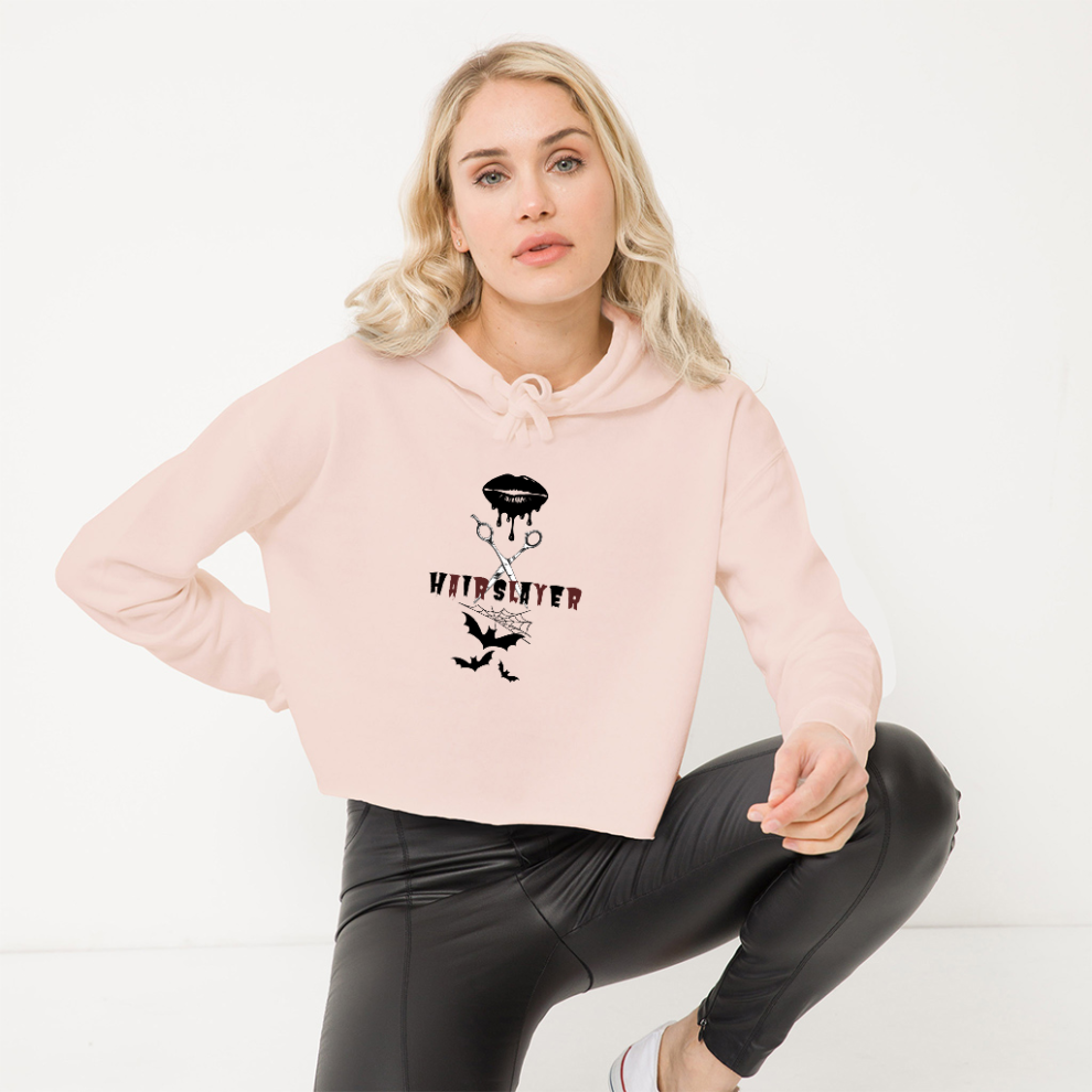 Hair Slayer Women's Crop Hoodie