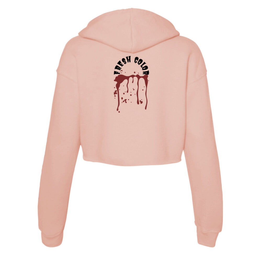 Hairstylist Halloween Women's Crop Hoodie