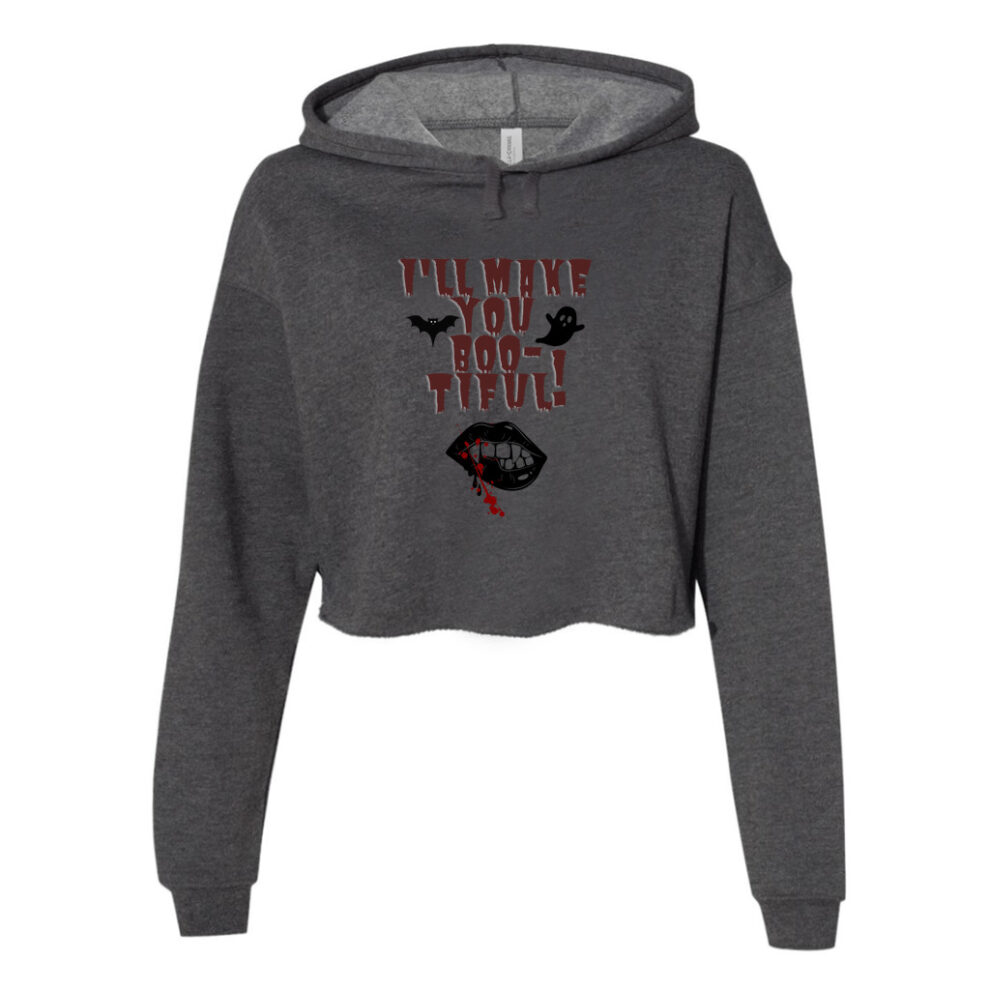 Hairstylist Halloween Women's Crop Hoodie