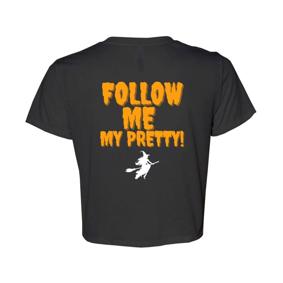 Halloween Boo-Tiful Crop Black Tee