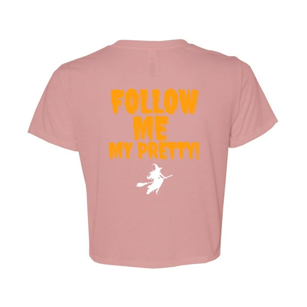 Halloween Boo-Tiful Crop Pink Tee
