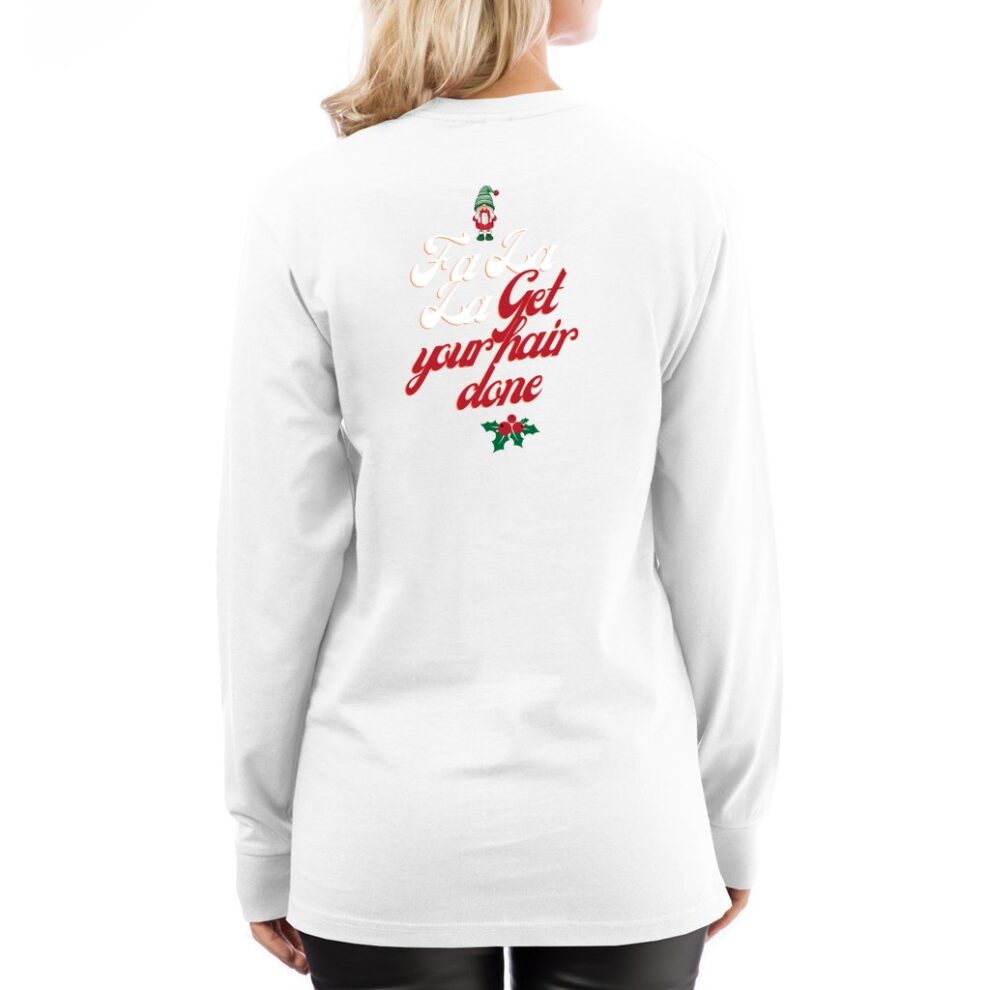 Funny Christmas Hairstylist Shirt Deck The Halls