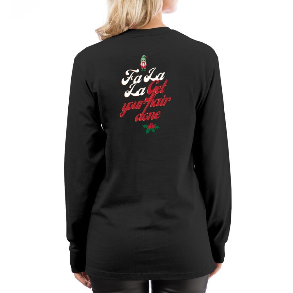Funny Christmas Hairstylist Shirt Deck The Halls