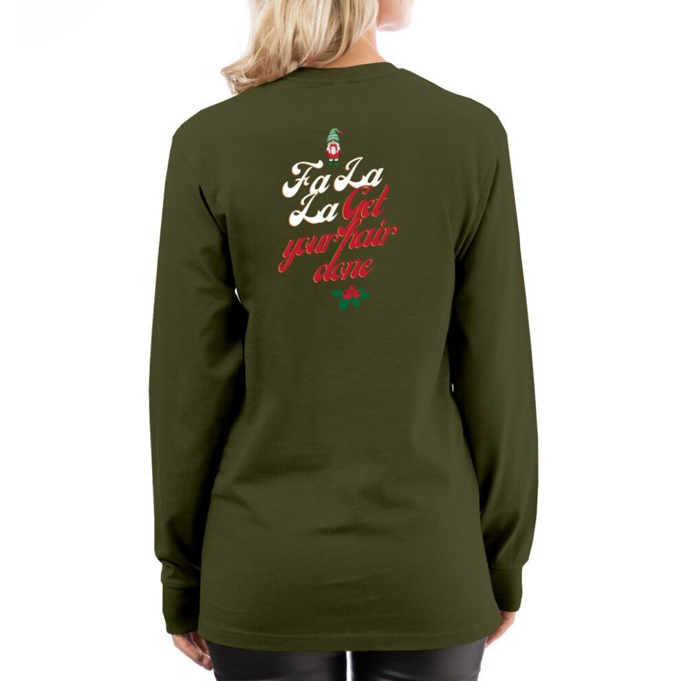 Funny Christmas Hairstylist Shirt Deck The Halls