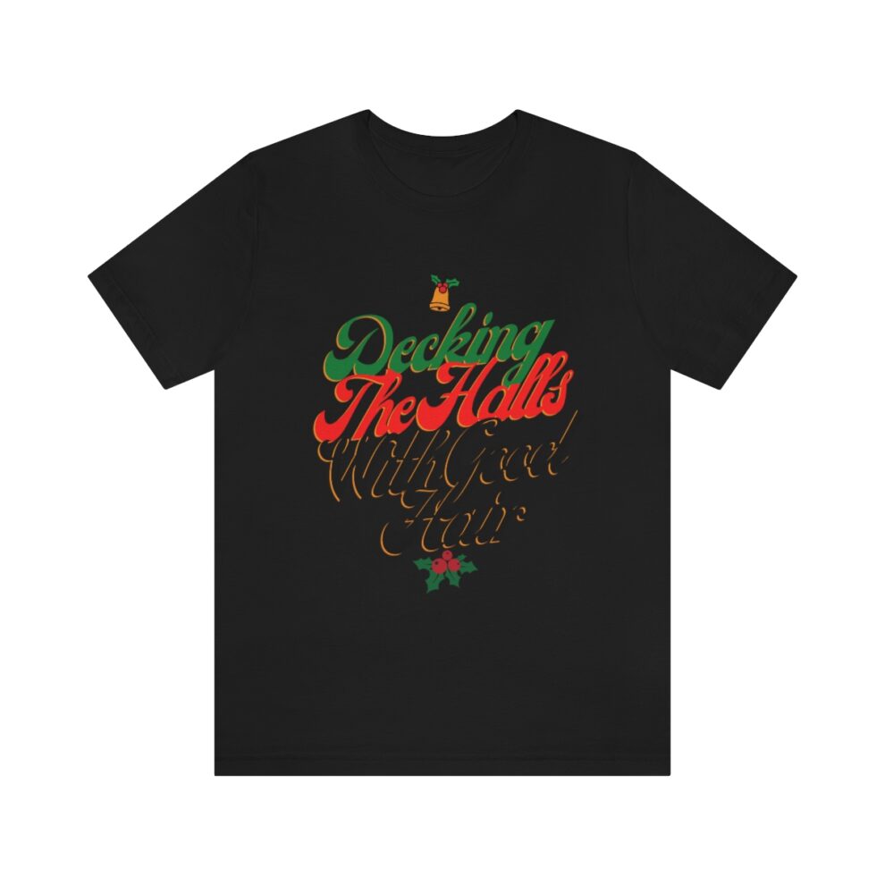 A black t-shirt with the words " dancing in the hills ".