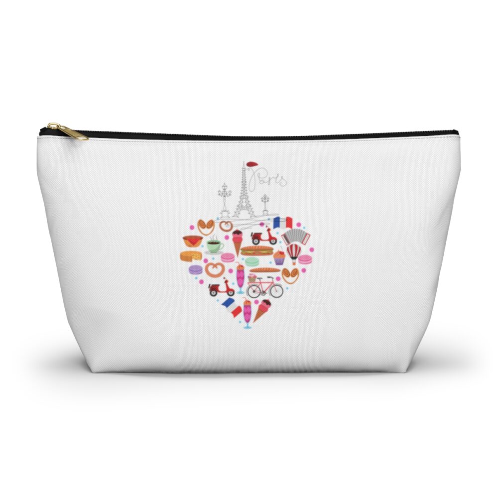 Paris Cosmetic Accessory Makeup Pouch w T-bottom