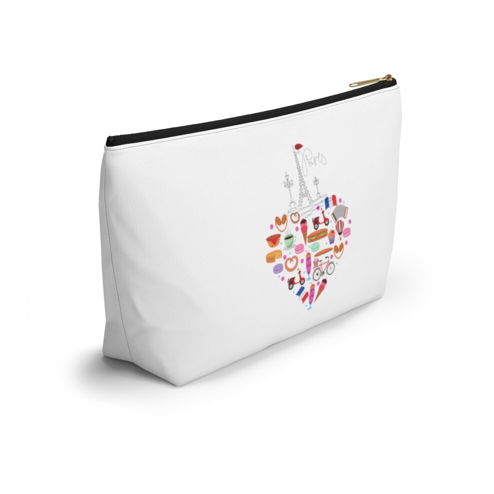 Paris Cosmetic Accessory Makeup Pouch w T-bottom