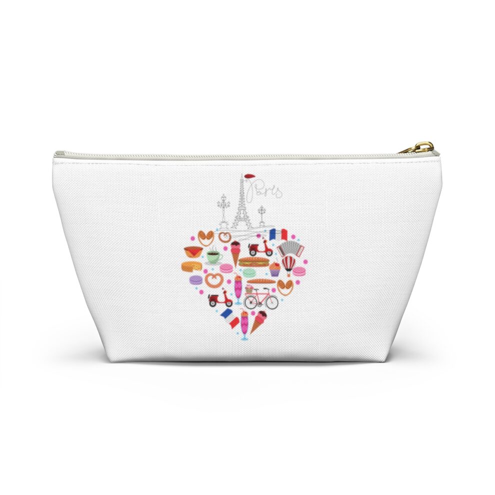 Paris Cosmetic Accessory Makeup Pouch w T-bottom