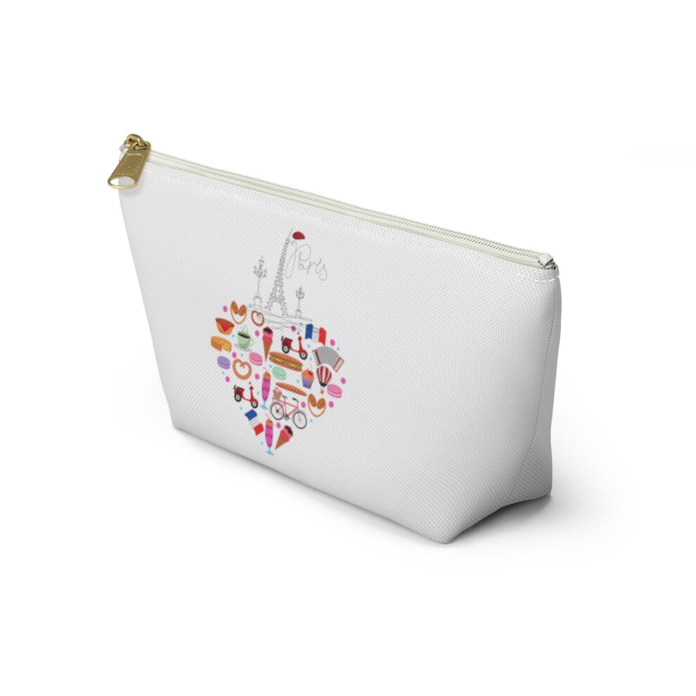 Paris Cosmetic Accessory Makeup Pouch w T-bottom