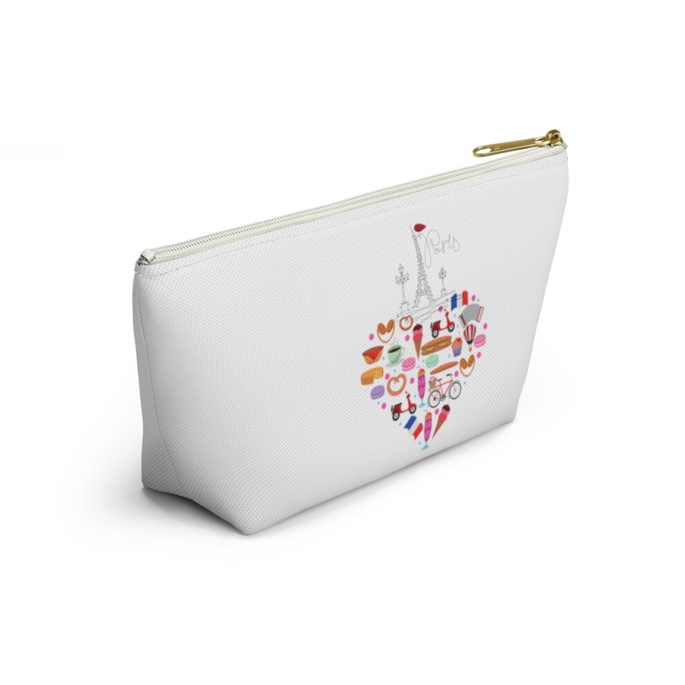 Paris Cosmetic Accessory Makeup Pouch w T-bottom