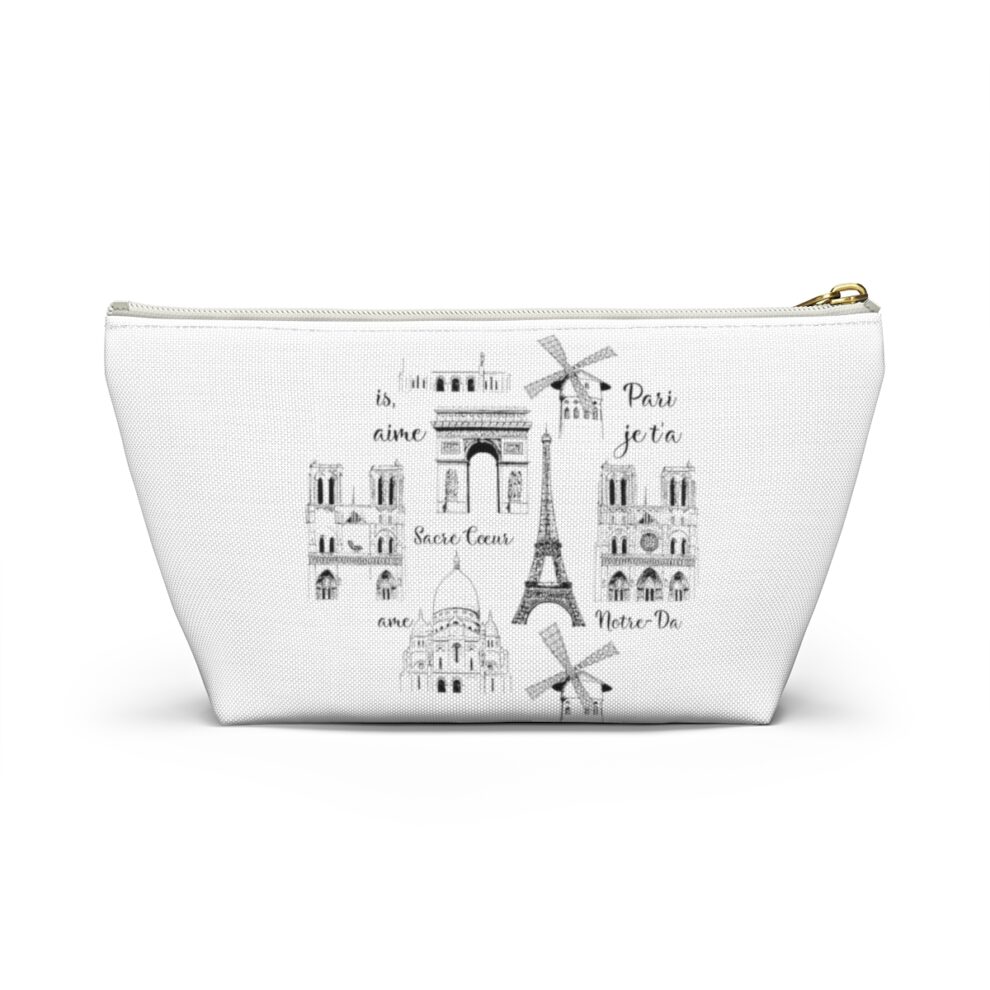 Paris Accessory Cosmetic Travel Pouch w T-bottom