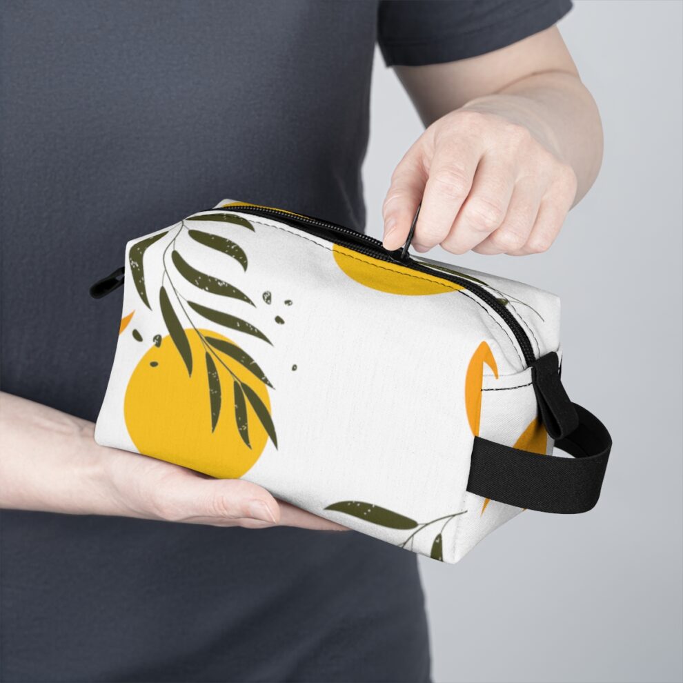 Yellow Sun and Moon Toiletry Bag