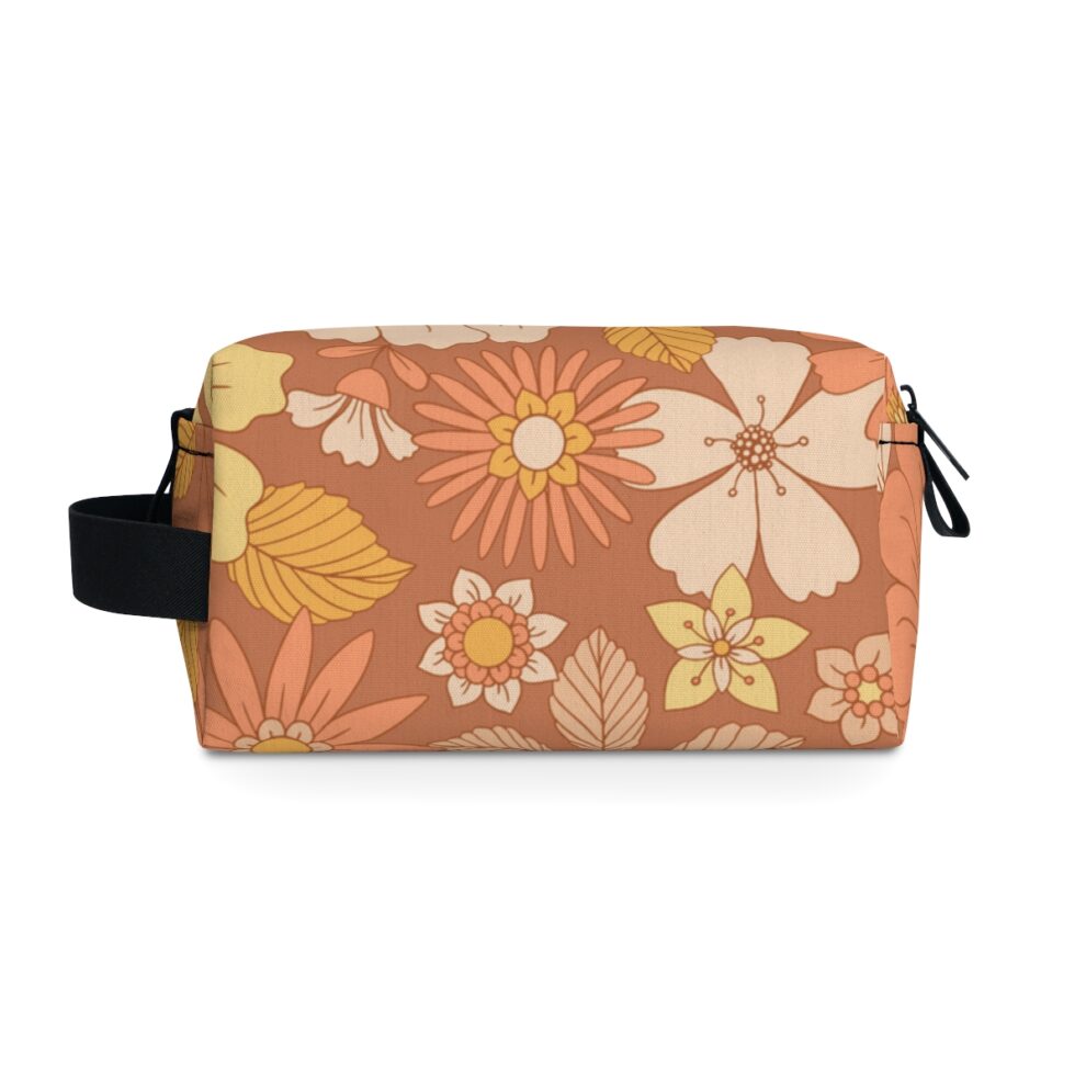 Retro Floral Toiletry Bag