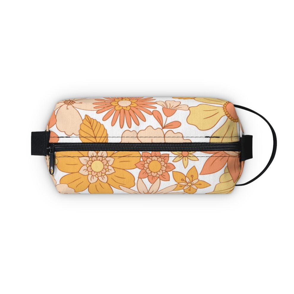Retro Floral Cosmetic Toiletry Bag