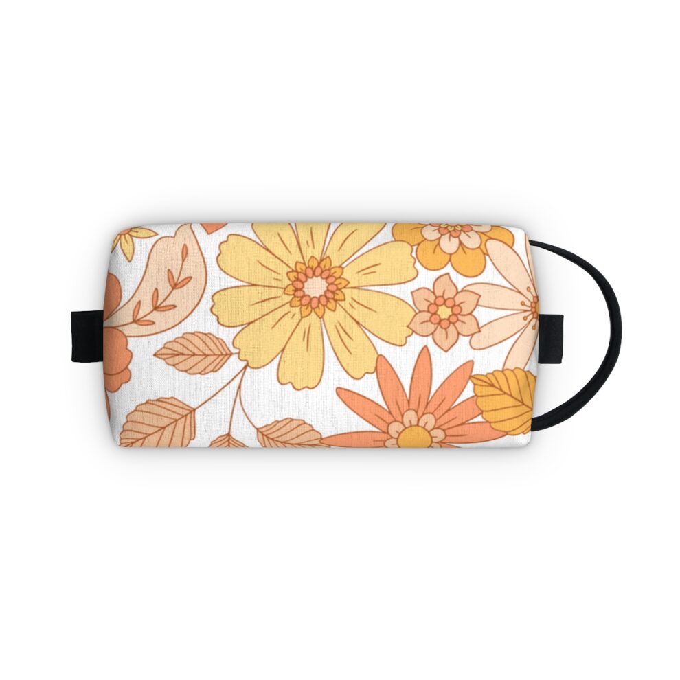 Retro Floral Cosmetic Toiletry Bag