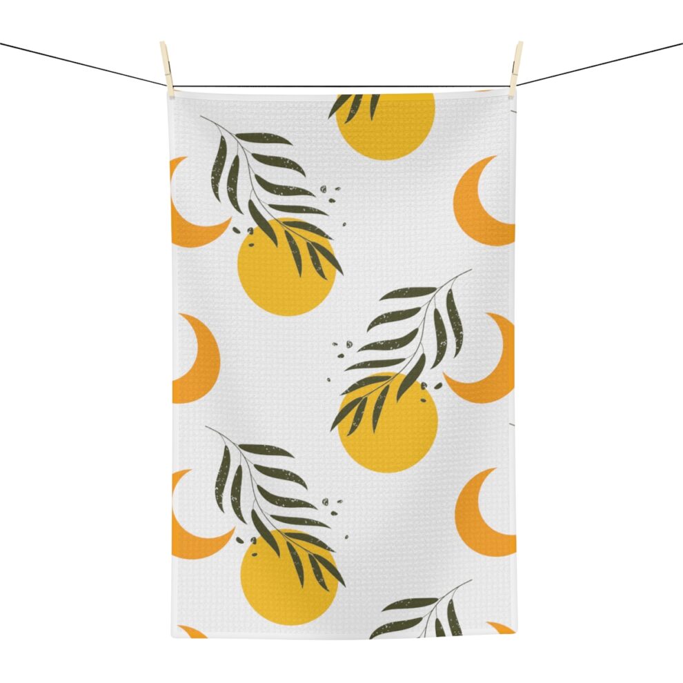 Sun Moon Boho Kitchen Towel