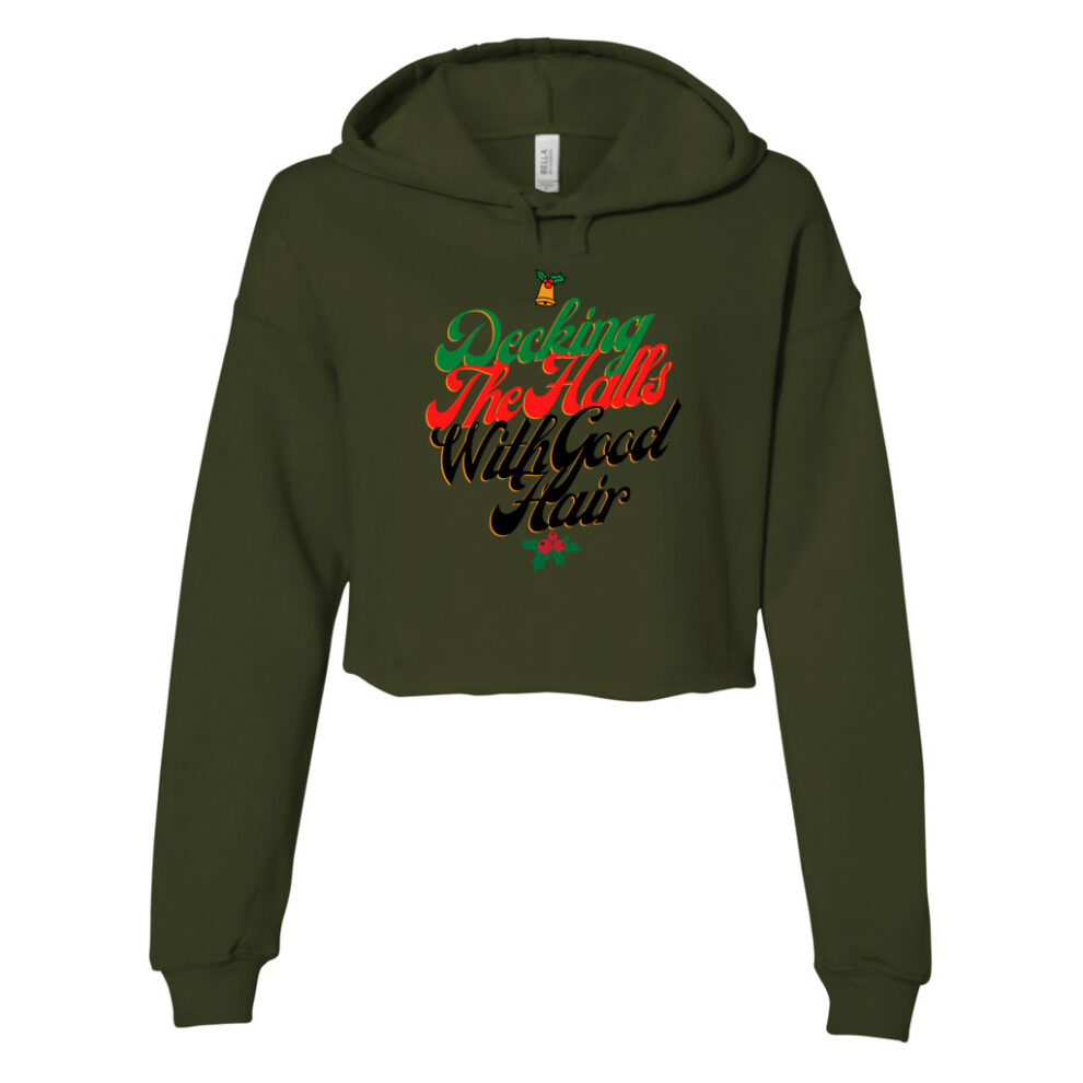 Christmas Hair Stylist Sweatshirt Deck The Halls