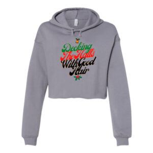 Christmas Hair Stylist Sweatshirt Deck The Halls