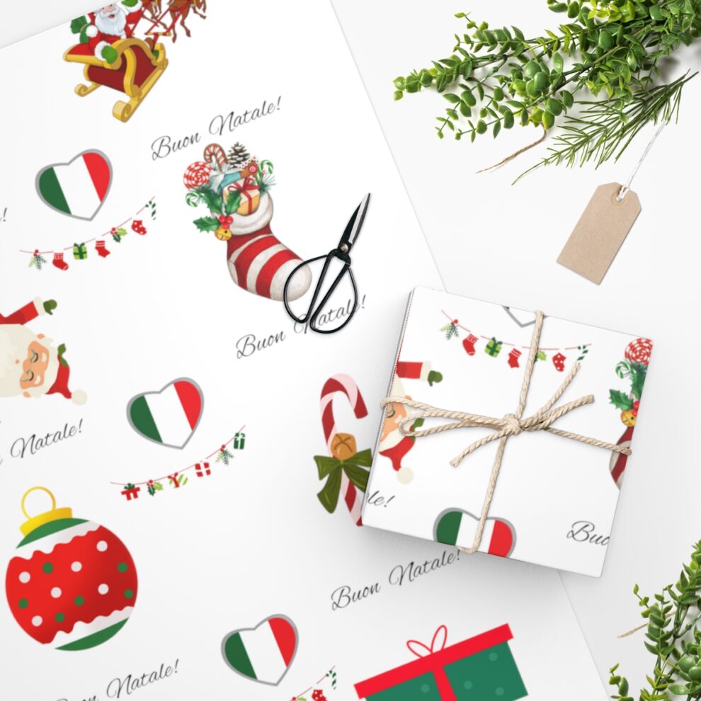 Italian Christmas Wrapping Paper
