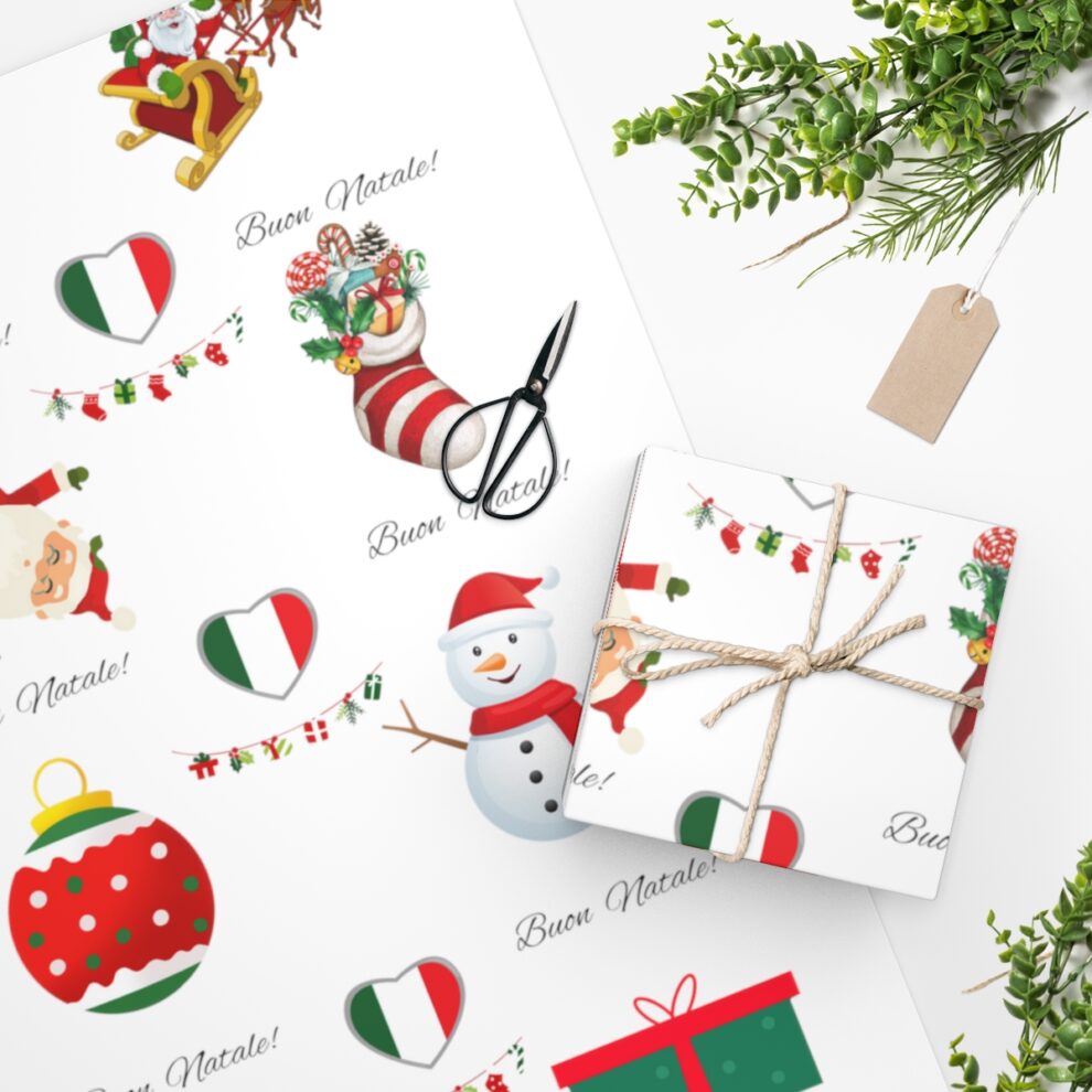 Christmas Italian Wrapping Paper