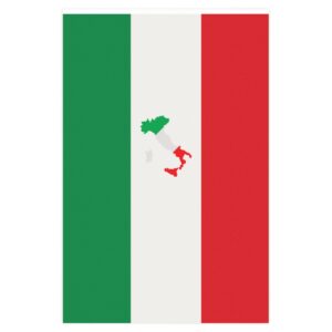 Italian Flag Wrapping Paper