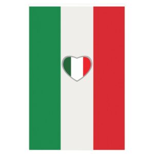 Italian Flag Gift Wrapping Paper
