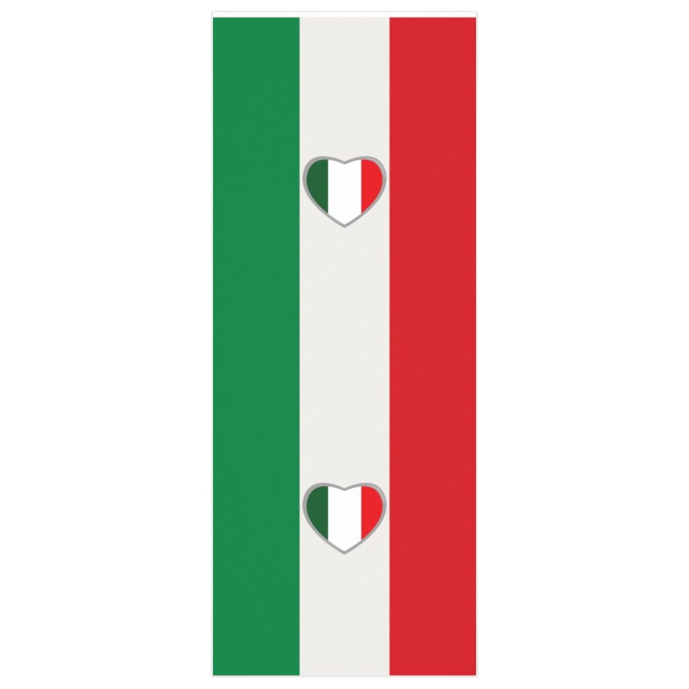 Italian Flag Gift Wrapping Paper