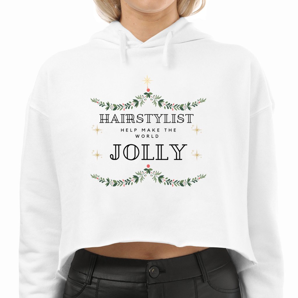Cropped sale christmas hoodie