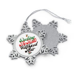 Hairstylist Snowflake Ornament