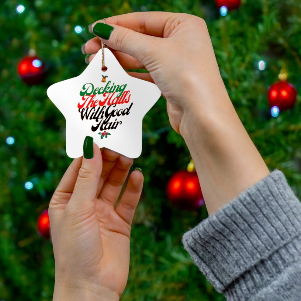 Hairstylist Christmas Ornament