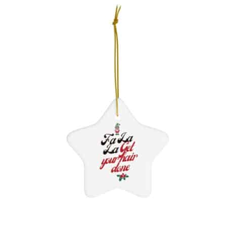 Hair Stylist Ornament Gift