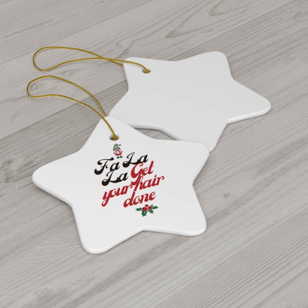 Hair Stylist Ornament Gift